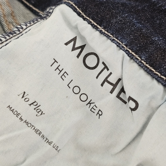 MOTHER The Looker High Rise Skinny No Play Blue Jeans Jeans Preowned 26 - Picture 8 of 10